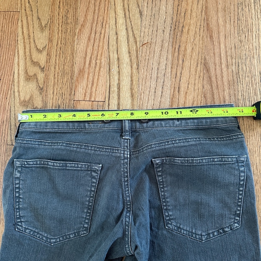 Pilcro Low-Rise Straight Green Gray Denim Jeans 25 Anthropologie - Picture 9 of 9